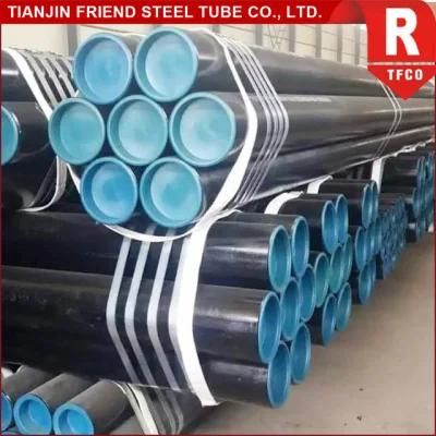 Steel Welded Pipe / Mild Ms Black Carbon ERW Steel Pipe Standard