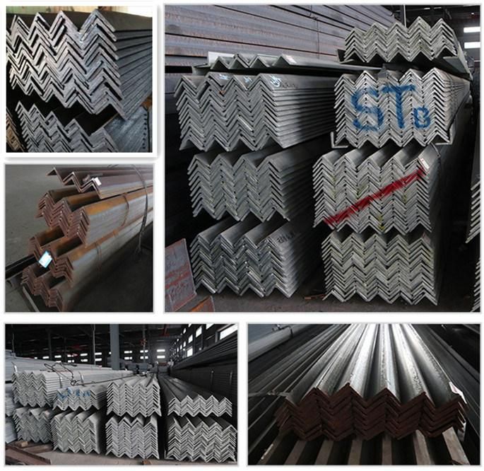Hot Rolled A36 Q235 200X200X25 Mild Carbon Steel Angle Equal Bar with 6m Stock