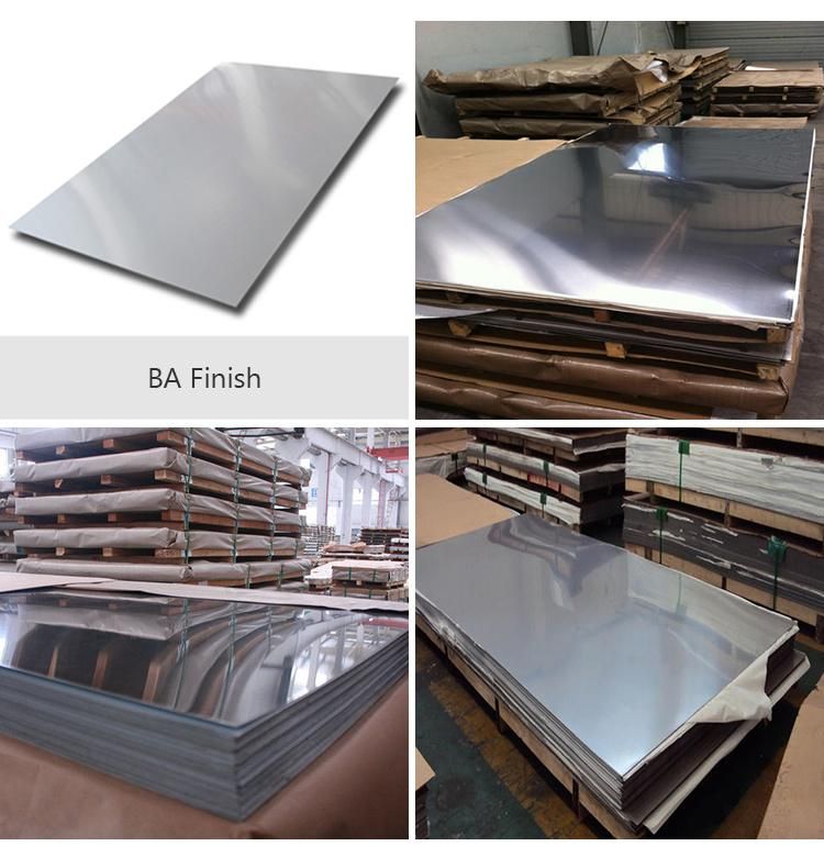 Ba Sheet 304 316 410 430 Food Grade Stainless Steel Plate