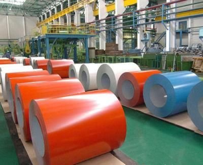 Zinc Rolled Dx51d Z100 Color Coated Steel Coil PPGL Galvanized Color Coated Steel Coil