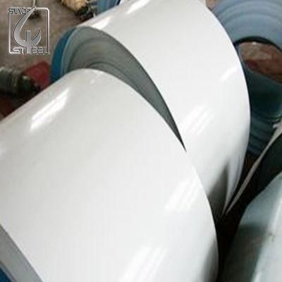 0.45mm 9002 Back White Color Color Coated Galvanized Steel Coil for PPGI
