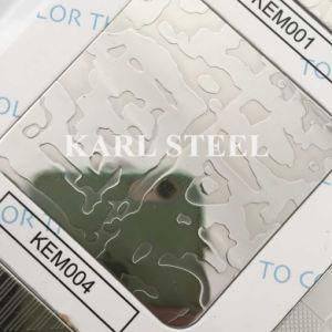 304 Stainless Steel Silver Color Embossed Kem004 Sheet