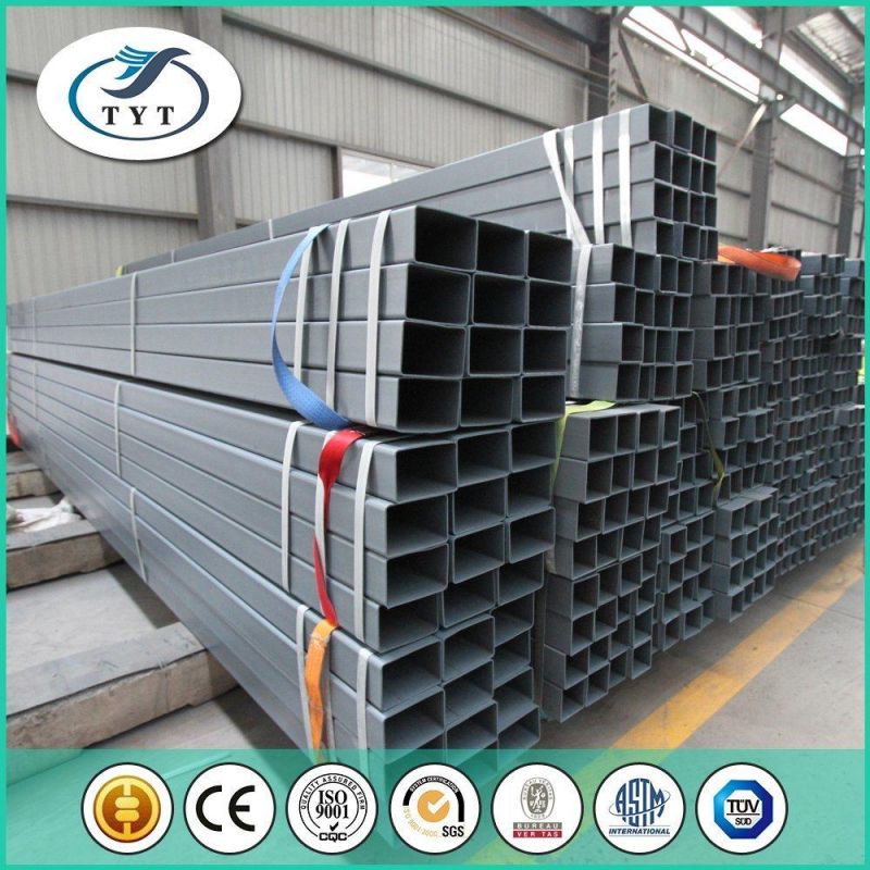 Square Gi Steel Pipe Carbon Steel Pipe ERW Galvanized Steel Pipe