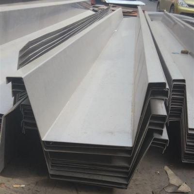 304 316L Stainless Steel Gutters Thickness 0.8 - 3.0mm Bending Process Water Gutters