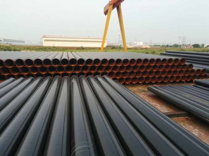 API 5L Gr. B X42 X60 X70 Saw SSAW LSAW ERW 3lpe Anti-Corrosion Coated Line Pipe