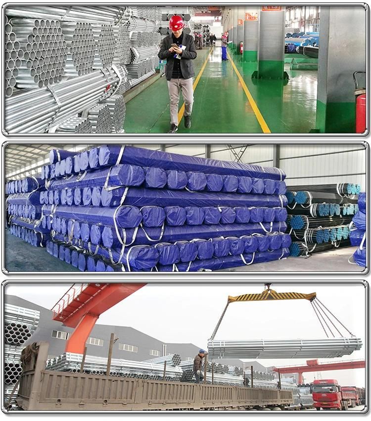 ASTM A53 Sch40 Black Painted ERW Welded Steel Tube