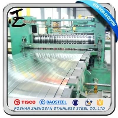 Grade 304 201 Prime Stainless Steel Strips Slit Coil for Pipe Making