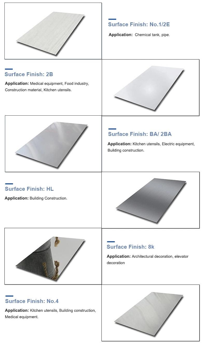 ASTM Hot Rolled/Cold Rolled 316 316L Stainless Steel Plate/Sheet