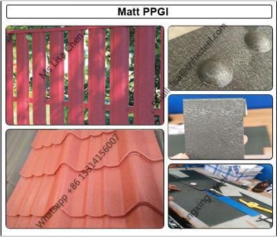Dx51d Dx52D Matt Wrinkle PPGI Coils for Building