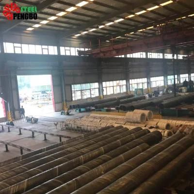 Ms Casing Black Spiral Steel Pipes with Polyethylene Coated for Pile/Building Material/Foundation Works and Water/Oil /Gas Pipeline
