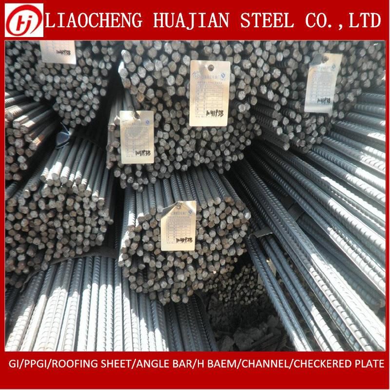 GB Standard 20mm Deformed Steel Rebar in Warehouse
