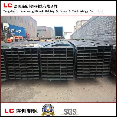 Export Standards 100mmx50mm Hot Rolled Low Carbon Ms Welded Steel Rectangular Pipe