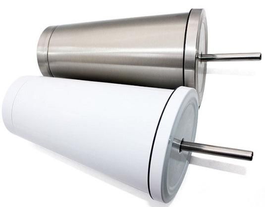 450ml Double Wall Sublimation Water Bottle Stainless Steel Vacuum Cup with Straw