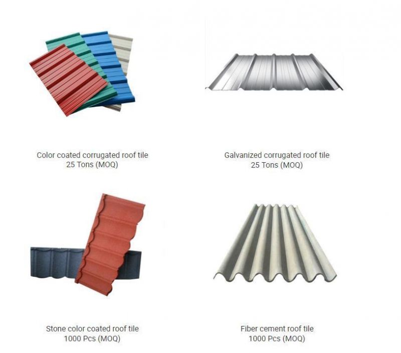 Hot Sale Corrugated Galvanized PPGI Tile Steel Roofing Sheet