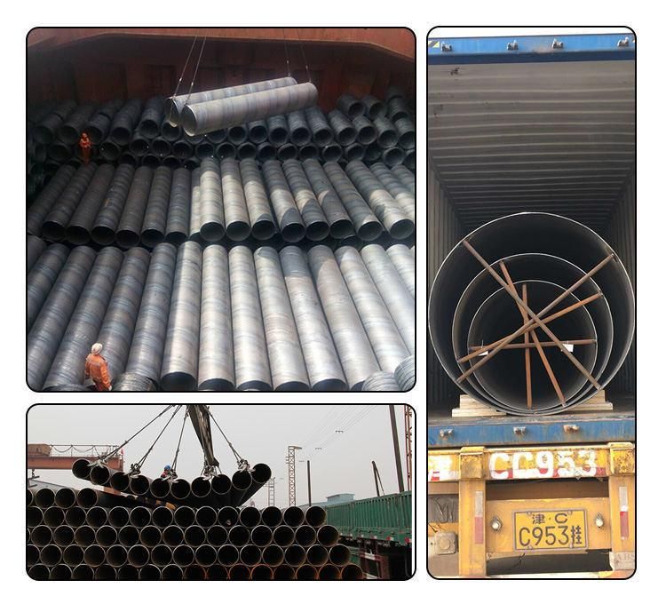 600mm Q345 Spiral Welded Steel Pipe