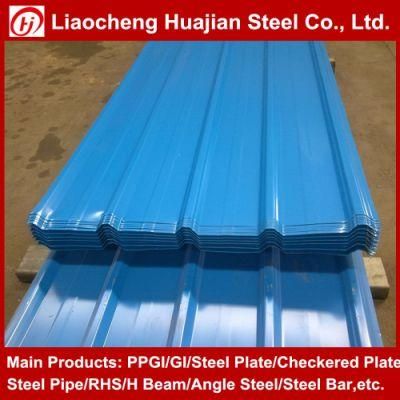 Corrugated PPGI Prepainted Galvanized Steel Roofing Sheet 665mm AC