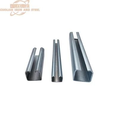 Hot Rolled Cold Formed Steel Profile Galvanized Steel C U Shape Steel Channel Profile Price Ms Channel