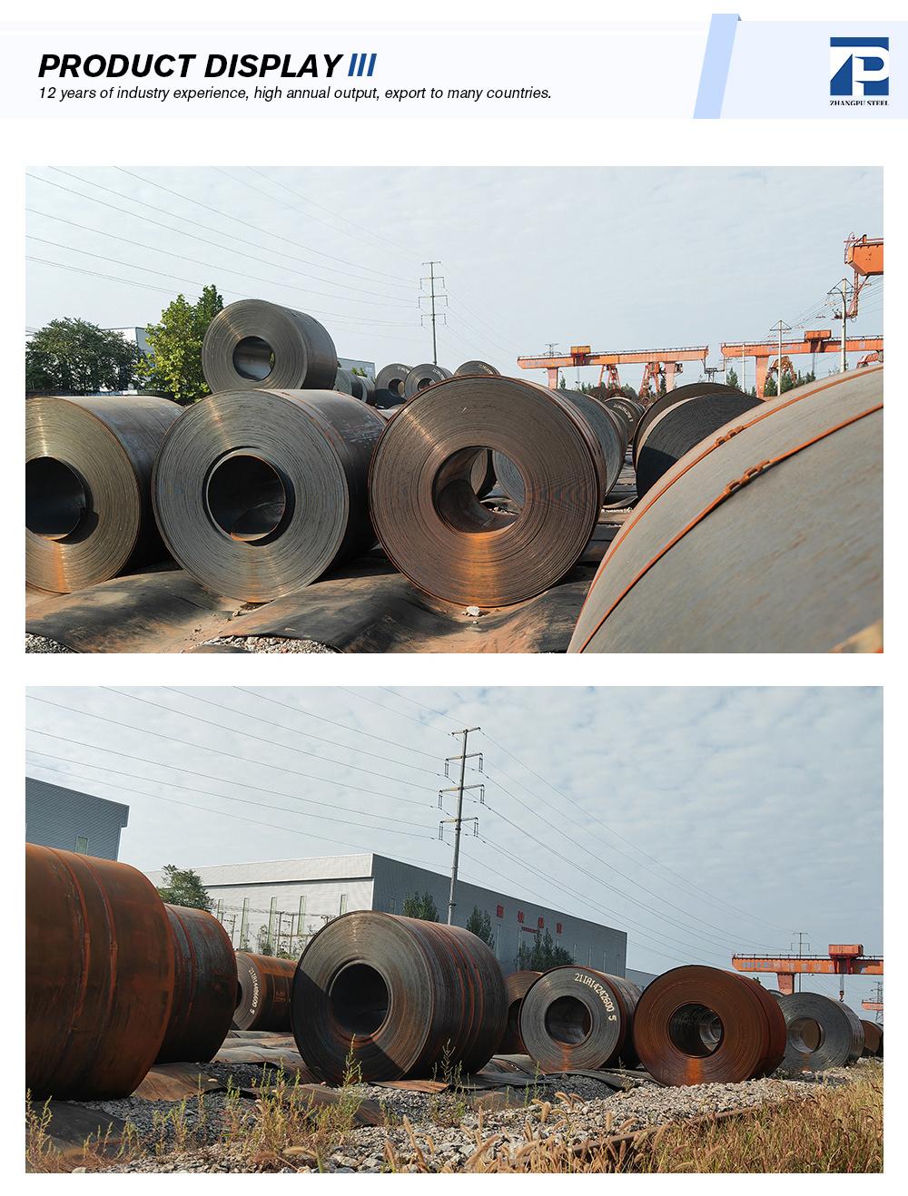 Ss400, Q235, Q345 Black Steel Hot Dipped Galvanized Steel Coil Carbon Steel Hot Rolled Steel Coil