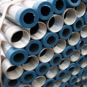 En10255 Hot DIP Galvanized ERW Pipe with Threaded End and Socket