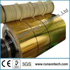 Golden Lacquered Tinplate Coil and Sheet for Metal Can Production
