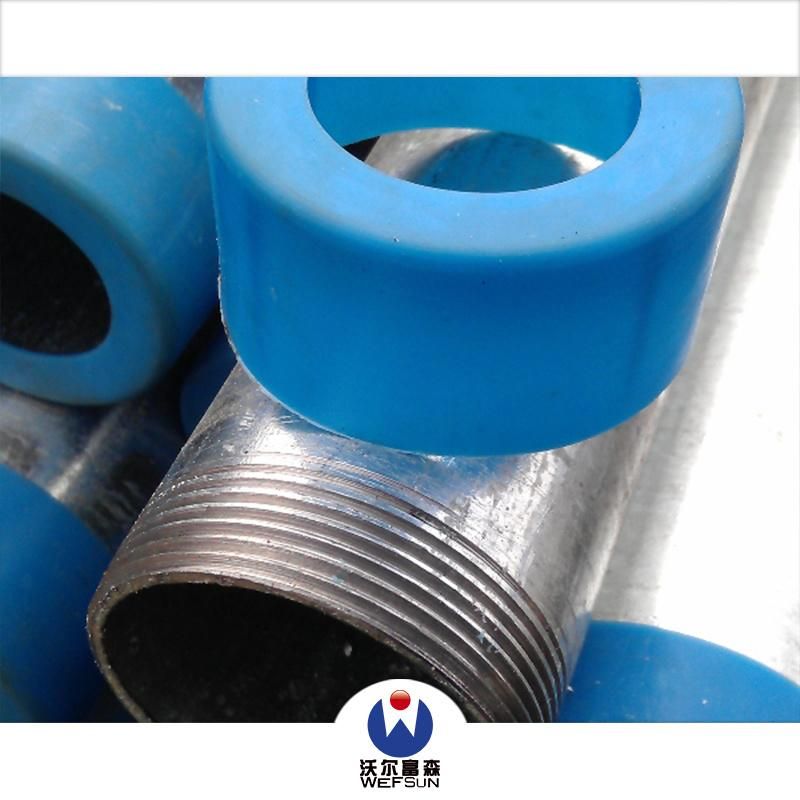 Thread Galvanized Pipe with Cap