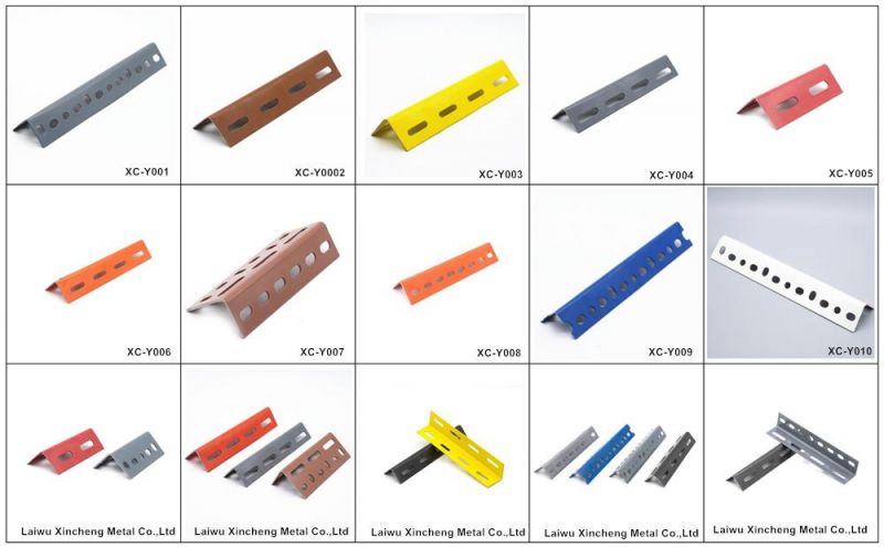 Perforated Powder Coated Steel Slotted Angle Bar