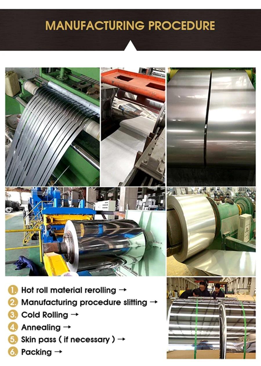 201 304 309S 316 2b Grade Stainless Steel Coil