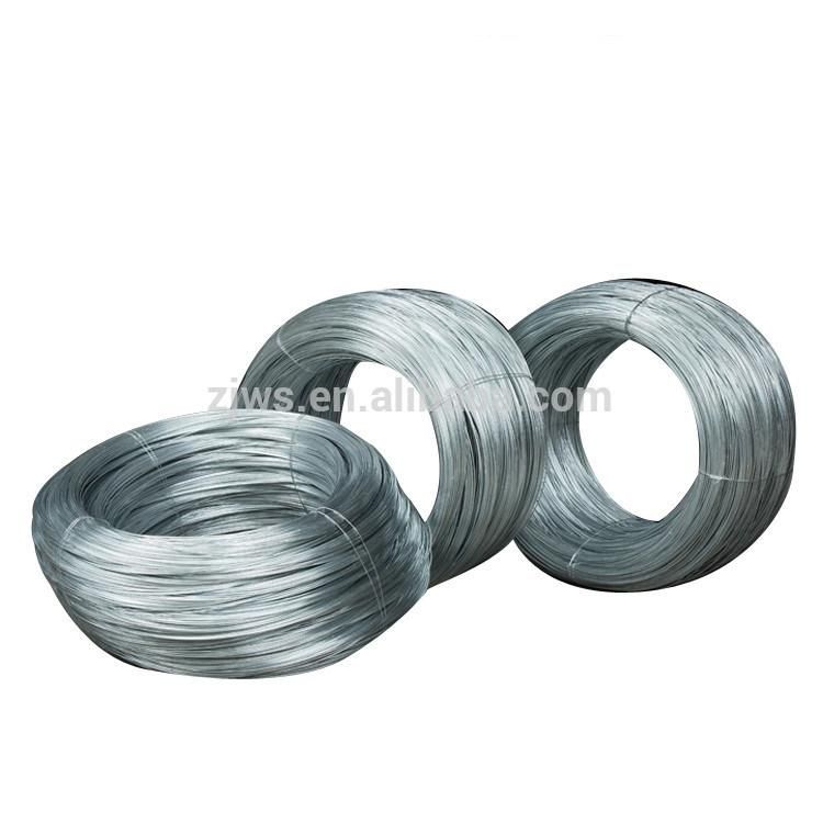 2.11mm 2.7mm Electric Galvanized Iron Wire Low Tenstle Strength
