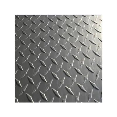 Diamond Round Bean SS316 310S Stainless Checkered Steel Plate