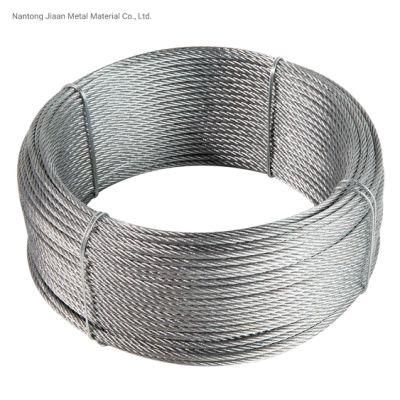 Hot DIP Galvanized 6*15 Steel Wire Rope Fou Derricking
