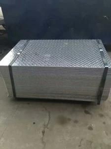 Mild Ss400 Hot Rolled Aluminium Alloy Galvanized Tear Drop Checkered Steel Plate