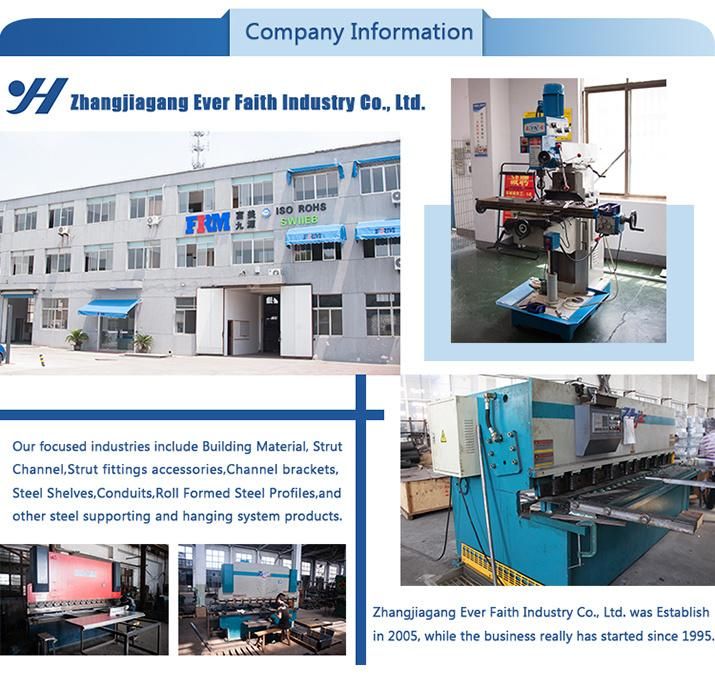 Durable in Use Metal Building Steel C Channel, C Channel Metal, Slotted Channel