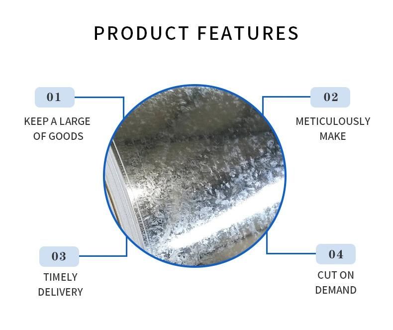 Standard Steel Coil Sizes Hot Dipped Galvanized Coils Sheets Plate HS Code for Export Zero/Regular Spangle G40 G60 G90 Galvanized Scrap Gi Steel Coils