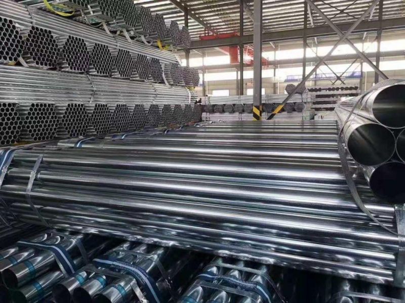 Manufacturer Pre Galvanized Round Steel Pipe Fence Tubing