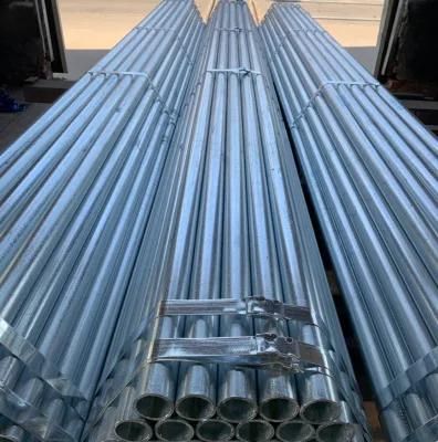 Ms Steel ERW Carbon ASTM A53 Black Iron Pipe Welded Sch40 Steel Pipe for Building Material