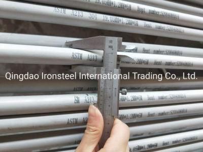 19.05mm*1.2mm ASTM A213 TP304 Pickling Stainless Steel Tube Ss Pipe