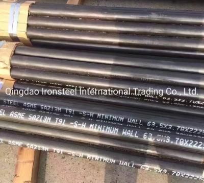 ASME SA210 SA213 Hot Rolled Seamless Steel Pipe Boiler Tube