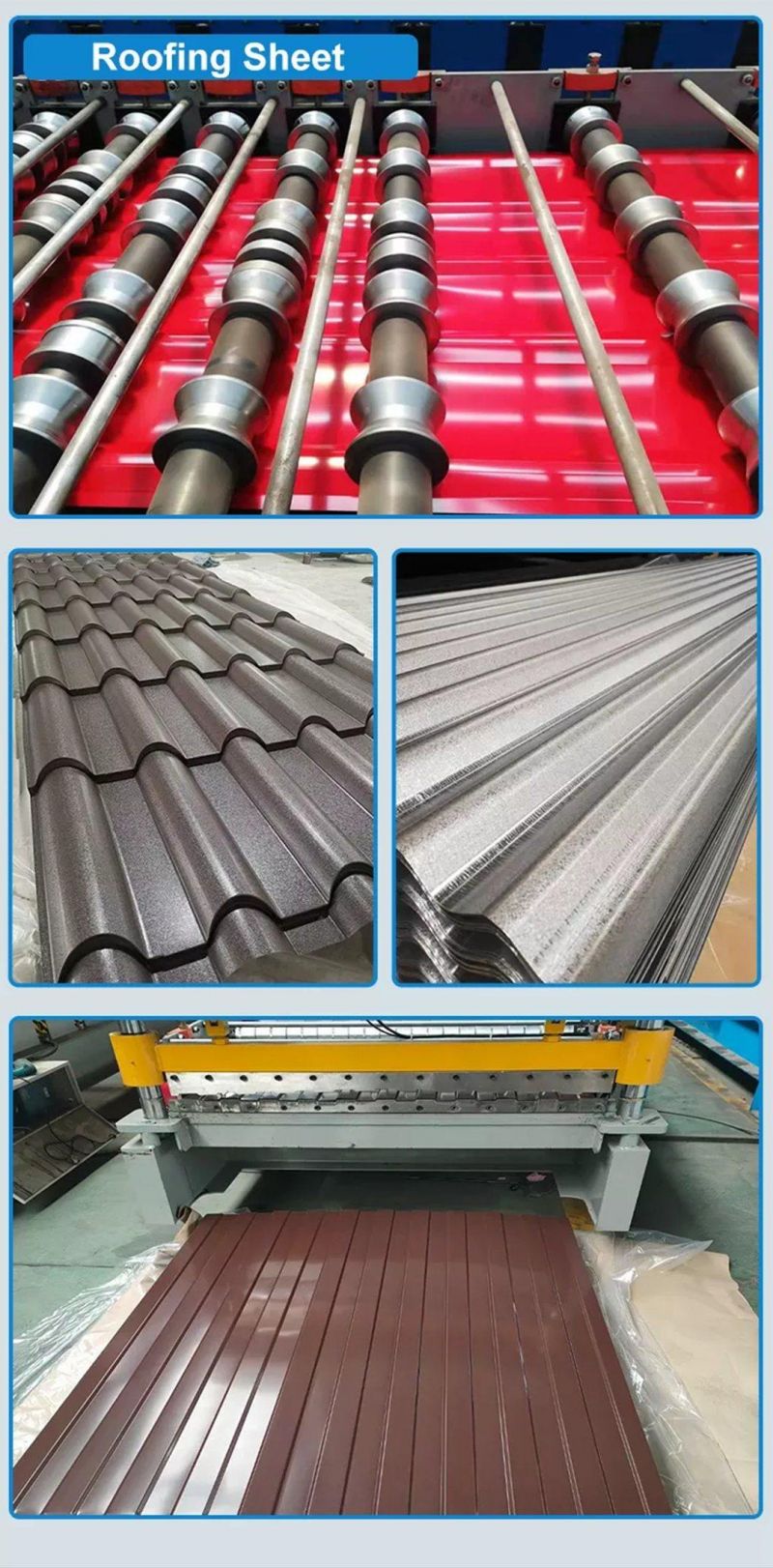 China ASTM/DIN/JIS/En/BS/SGLCC/A36 Hot/Cold Rolled Color Coated Galvanzied Corrugated Steel Sheet for Roofing/Roof/Building Material