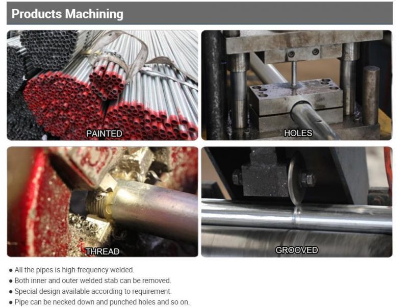 Ss 300series ASTM A270 Medical Food Industry Stainless Steel Pipe