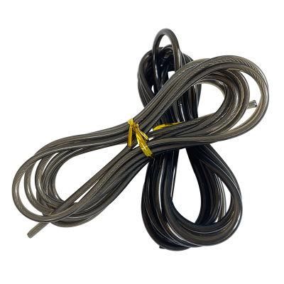Black Color China Manufacture 7X7 Plastic PVC Coated Steel Wire Rope