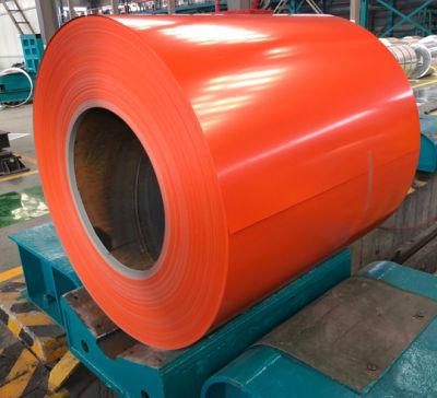 Ral Color List PPGI Prepainted Color Coated Steel Coil for Roofing Material