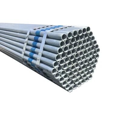 Chinese Supplier Standard Size Hot DIP Galvanized Round Steel Pipe / Gi Pipe Pre Galvanized Steel Pipe Galvanized Tube for Construction