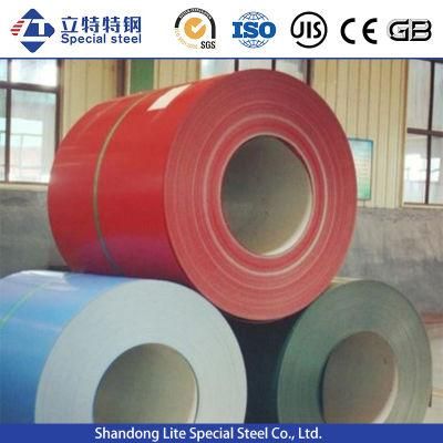 High Quality Color Coated Galvanized Steel Coil DC53D DC54D Manufacture