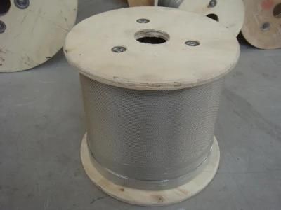 Stainless Steel Wire Rope AISI 316 6X19+FC/Ppc