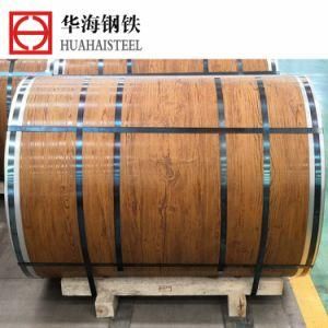Good Quality 3D Design Wooden Pattern Prepainted Galvanized Steel Coil