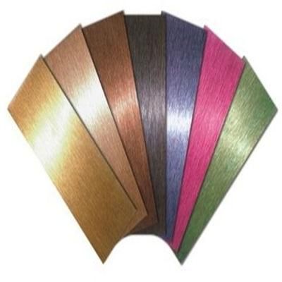 SUS ASTM AISI 201/304/316/316L Cold Rolled Stainless Steel Sheet Plate Colourful Hl Brushed Inox Sheet Stainless Steel Sheet