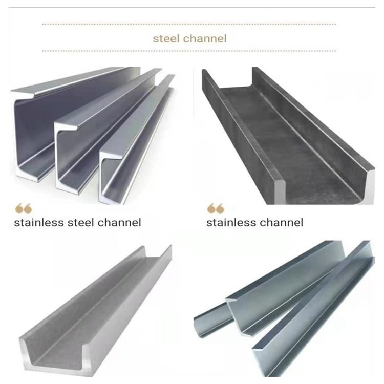 Stainless Steel U-Channels for Glass Building and Construction