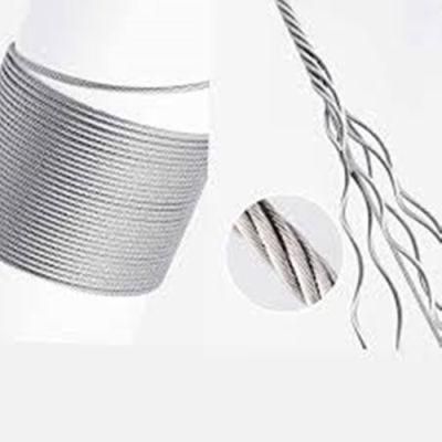 Welding Shock Absorbing Lanyard 1X19 Stainless Steel Construction. Applications Use at Balustrades Standing Rigging Guardrail
