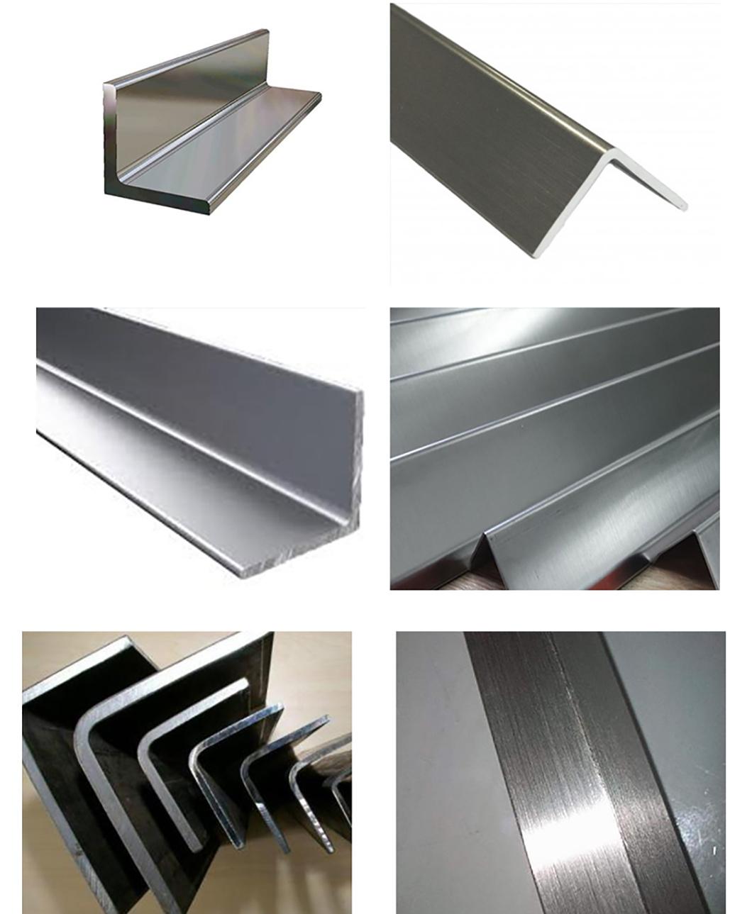 Angle Bar Carbon Mild Steel Equal Angles Bar Ms Equal Unequal Iron Steel Angles 201 304 316L Stainless Bar
