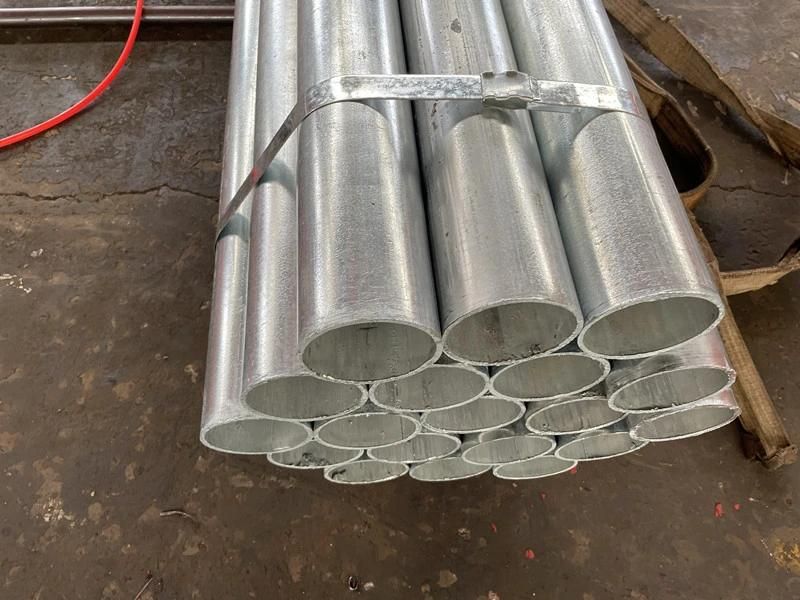 Hot DIP Galvanized Round Steel Tube Pipe Carbon Steel Seamless ERW Sch 40 Sch 80 Pipe
